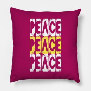 World Peace Now Pillow