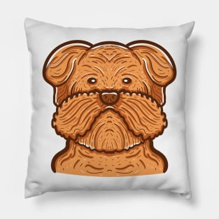 Cute Brussels Griffon Dog Pillow