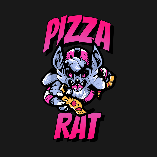 New York Subway Pizza Rat by TheRelaxedWolf