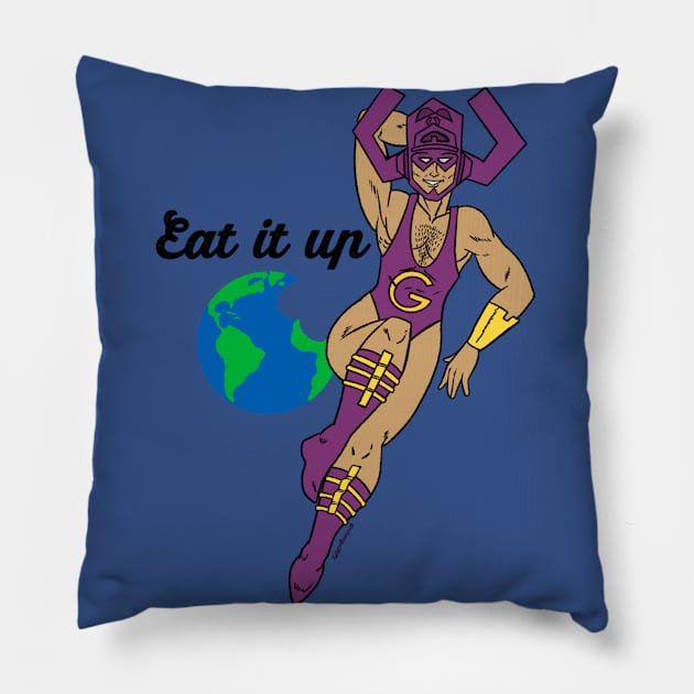 Devourer of Hearts Pillow by ChangoATX