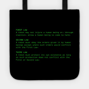 Three Laws of Robotics Tote