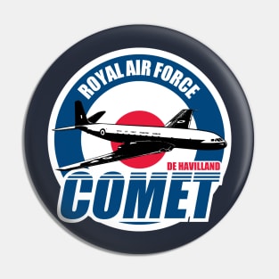 RAF de Havilland Comet Patch Pin