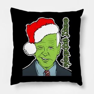 Joe Biden Grinchmas Pillow