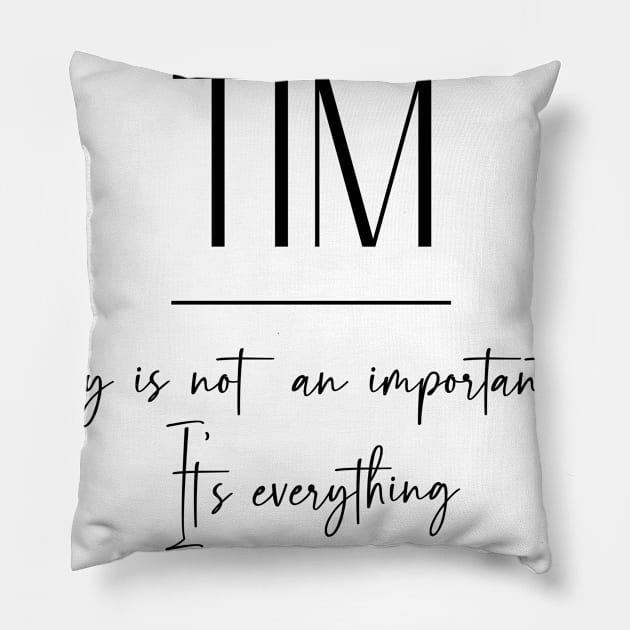 Tim Family, Tim Name, Tim Middle Name Pillow by Rashmicheal