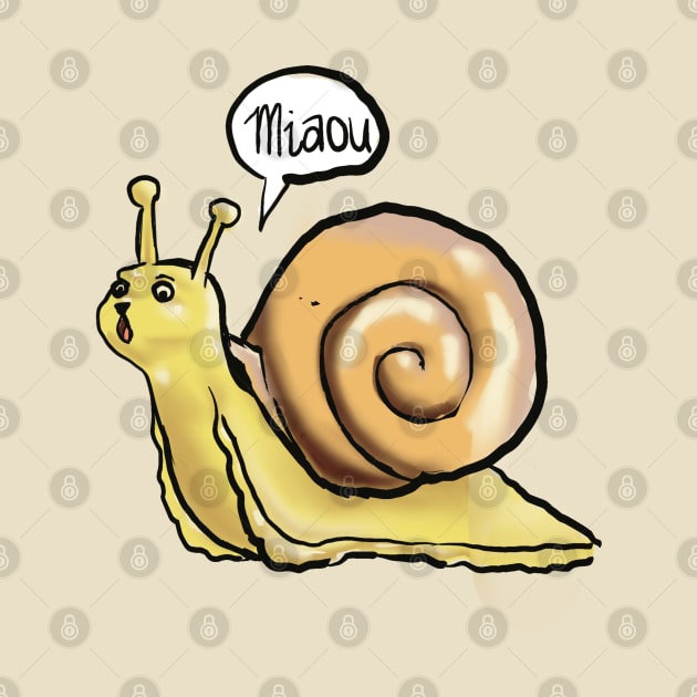 .Escargot qui miaule by Saby.chufolle