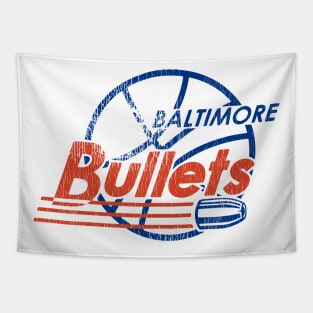 Defunct Baltimore Bullets Basketball Team Tapestry