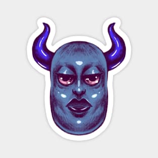 Blue devil Magnet