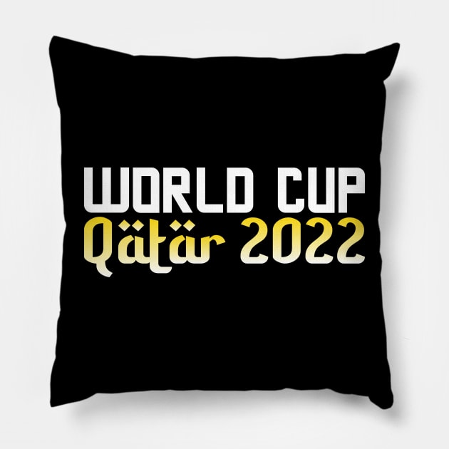 World Cup Qatar 2022 Pillow by knnthmrctn