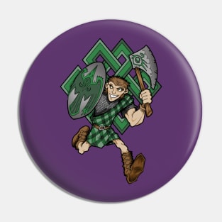 Celtic Warrior Pin