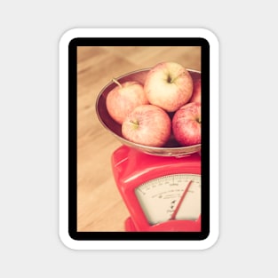 Vintage Apples in Scales Magnet