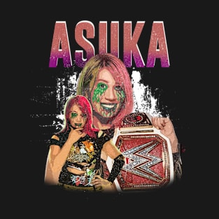 asuka wwe vintage women wrestling T-Shirt