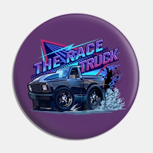 The Race Pick-up Monster Truck Pin