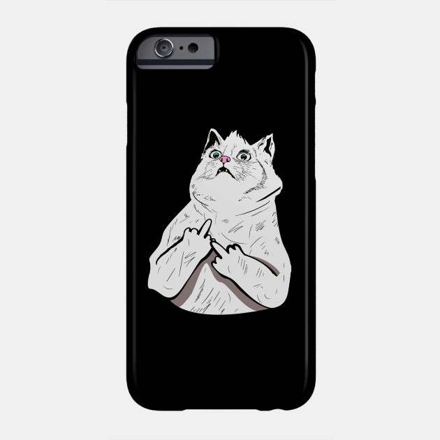 Fluff Off Funny Cats Phone Case Teepublic