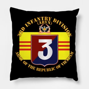 ARVN - 3rd Infantry Div - ARVN - Flag - Army Crest Pillow