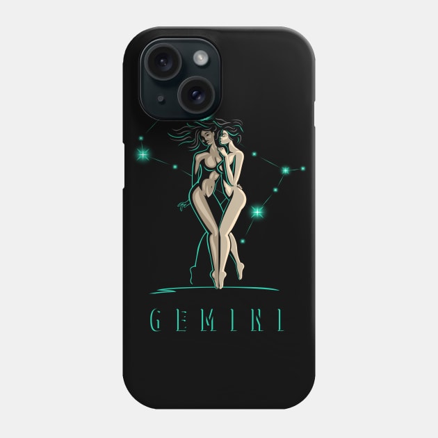 Gemini Phone Case by Maini