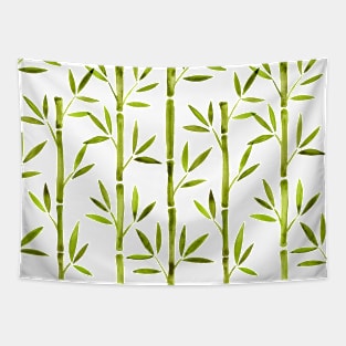 Green Bamboo Tapestry