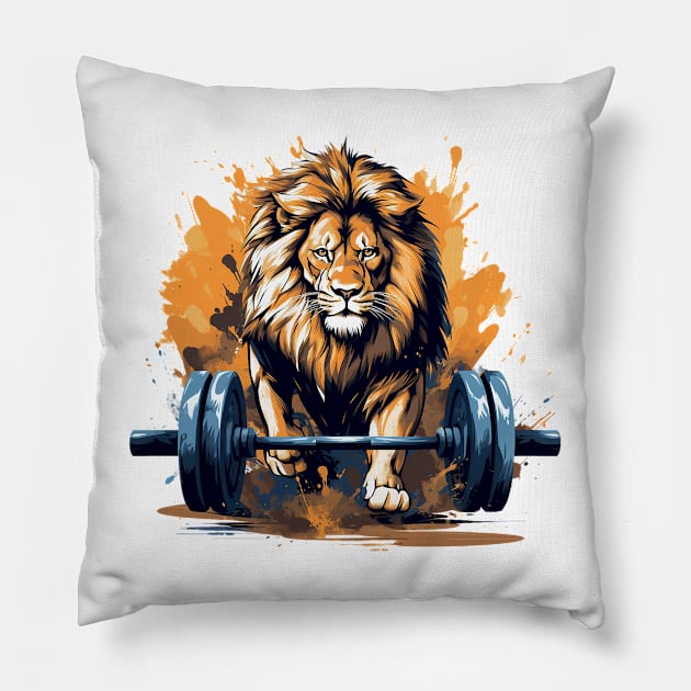 lion Pillow by weirdesigns