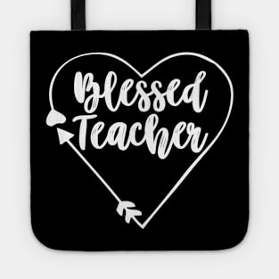 Blessed Teacher Shirt Religious Jesus Shirt For Women Tote