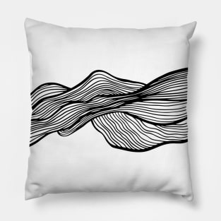 Abstract Waves Pillow