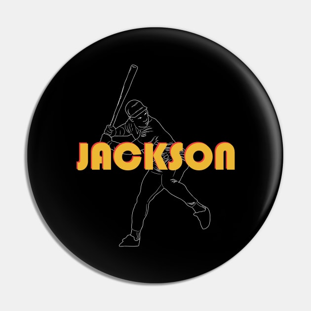 jackson baseball Baseball Player Pin TeePublic