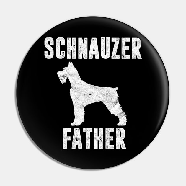 Vintage Schnauzer Dad Gift Daddy Standard Giant Dog Father Pin by rhondamoller87