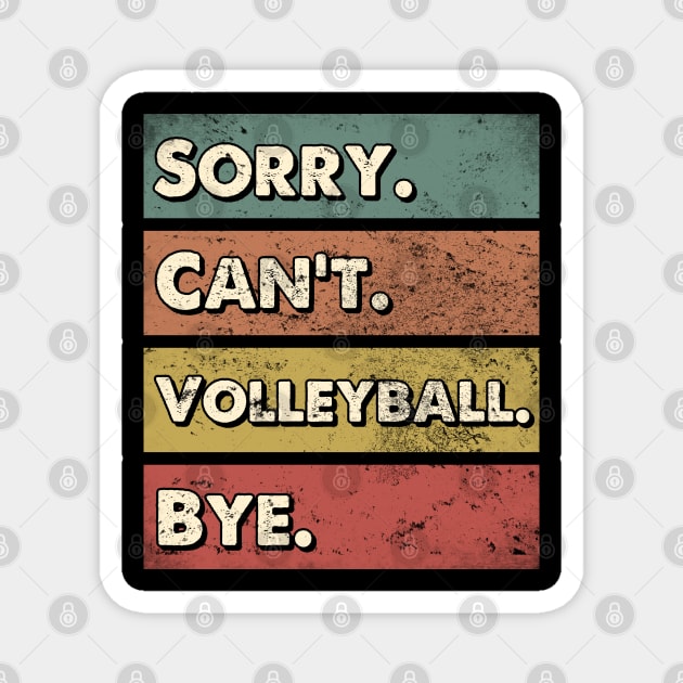 Volleyball sport practice gifts. Perfect present for mom mother dad father friend him or her Magnet by SerenityByAlex