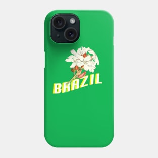 Brazil Minimalist Floral Design Phone Case