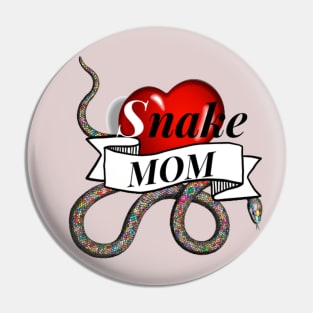 Snake Mom Pin