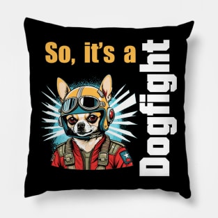 Dogfight Pillow