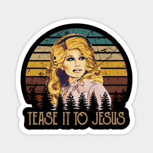 Vintage Musical Retro Parton My Favorite People Magnet