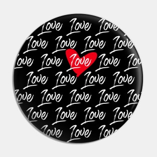 Love Love Love Pin