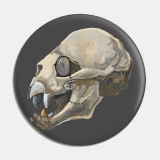 Fancy Bat Skull Pin