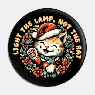 Light the lamp, not the rat! Pin