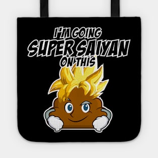 Poop Emoji - Super Saiyan @#@# Tote