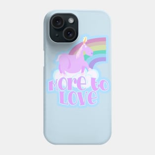 Chubby Unicorn Slogan Phone Case