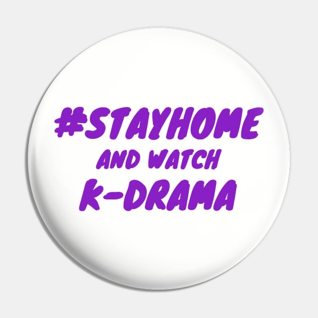 Stay Home and watch k-drama Pin by epoliveira