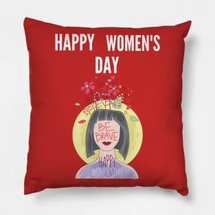 Happy women's day 2020 Pillow