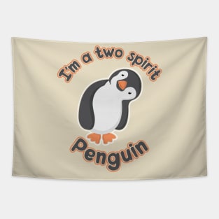 Two Spirit Penguin Tapestry