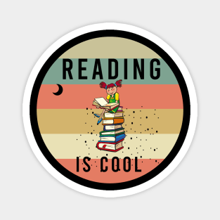 Reading is cool Magnet