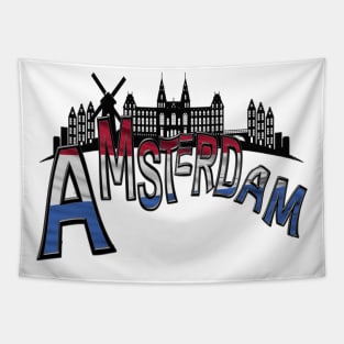 I love Amsterdam Tapestry