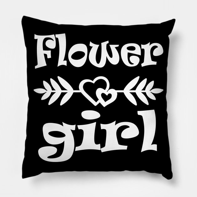 Flower Girl Pillow by WorkMemes