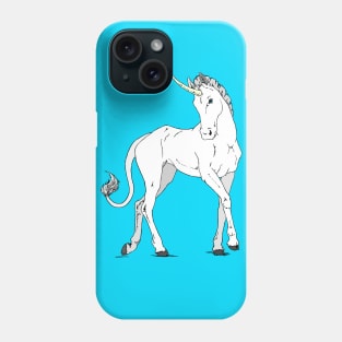 White Unicorn Phone Case
