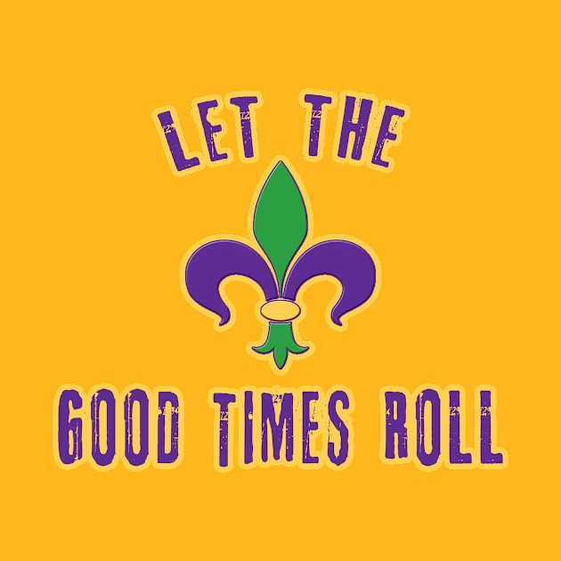 Mardi Gras Let the Good Times Roll by Scarebaby