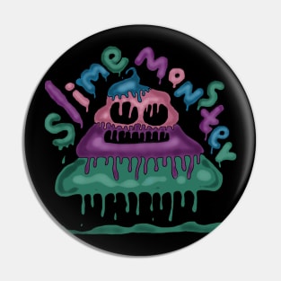 slime monster Pin
