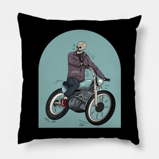 skull rider Pillow