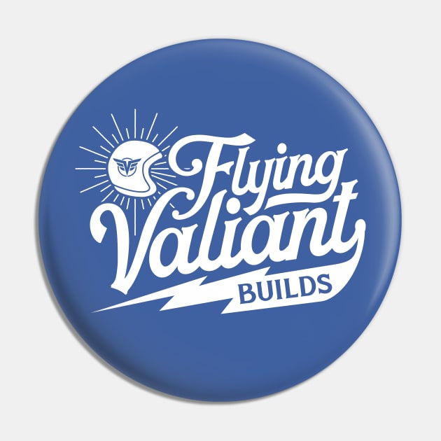 Flying Valiant Builds (Biker Style - White on Blue) Pin by jepegdesign