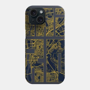 Cairo, Egypt City Map Typography - Art Deco Phone Case