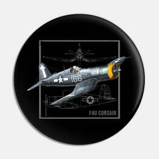 Curtiss F4U Corsair | WW2 Fighter Plane Pin