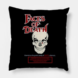 Faces of Death 1978 Horror Pillow