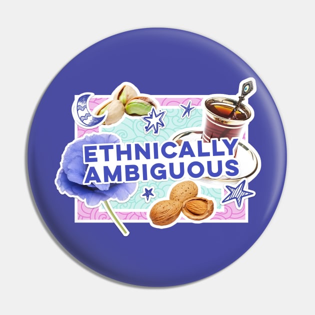 Ethnically Ambiguous - New Logo Pin by Ethnically Ambiguous